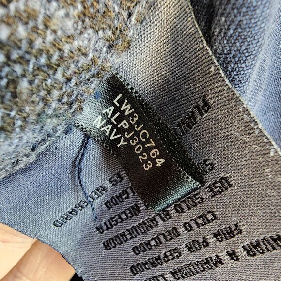 Vintage Y2K Levis Faux Fur Collar Field Jacket Size M Blue Patch Pocket Military - Picture 13 of 16